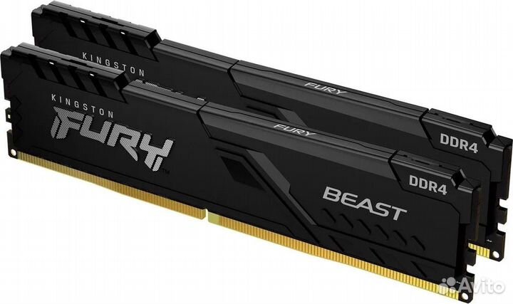 Оперативная память Kingston fury Beast Black ddr4