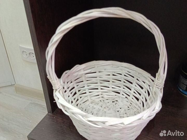 Корзина плетеная большая