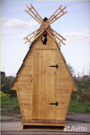 Дачный туалет с установкой Ч434