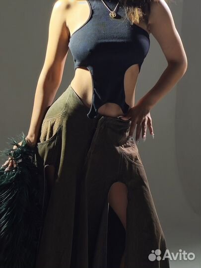 Irnby юбка джинсовая M