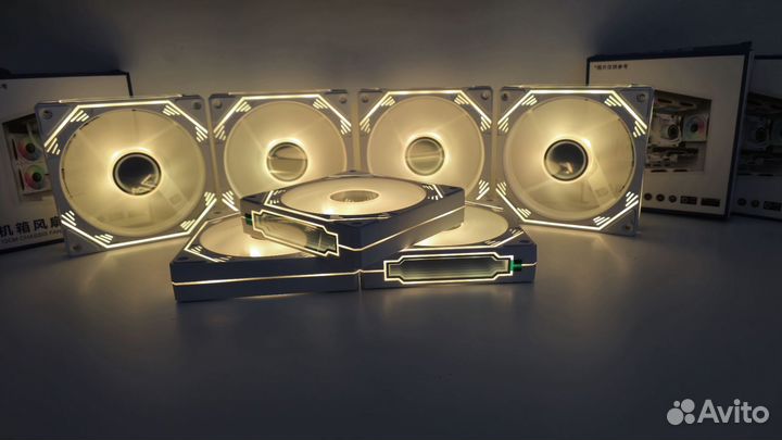 Вентиляторы argb PWM Корпусные зеркало 120 мм