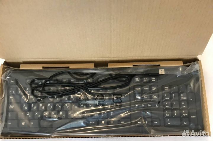 Клавиатура проводная, новая, в упаковке