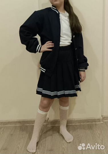 Костюм школьный для девочки 146 Бомпер юбка школа
