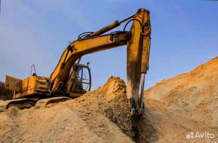 Песок карьерный