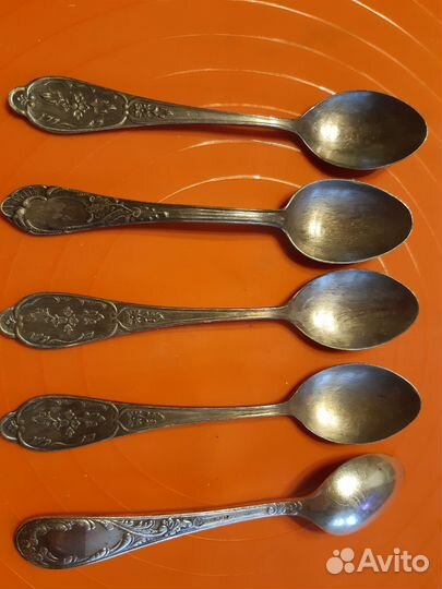 Чайные ложки мельхиор СССР