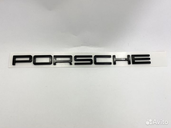 Эмблема Шильдик Porsche Порше на багажник