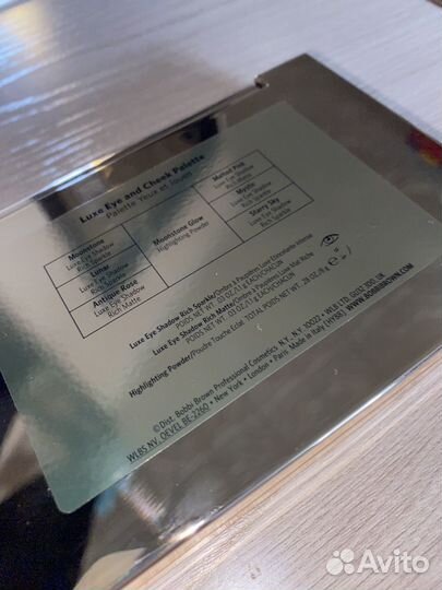 Bobbi brown палетка теней