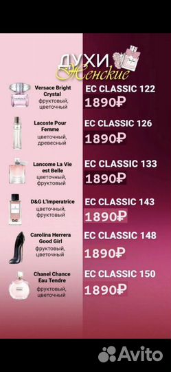 Продукция гринвей духи