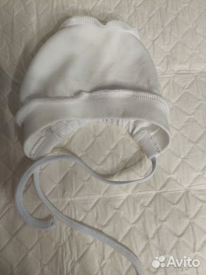 Зимняя шапка шлем Журавлик +, чепчик