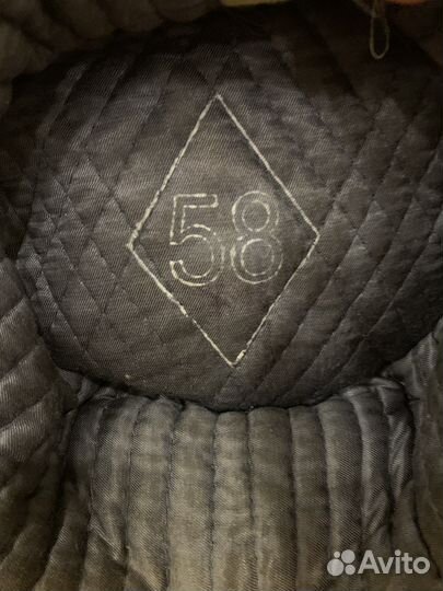 Шапка ушанка военная 58