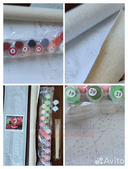 Картина по номерам 40x50 Маленькая девчонка с осли