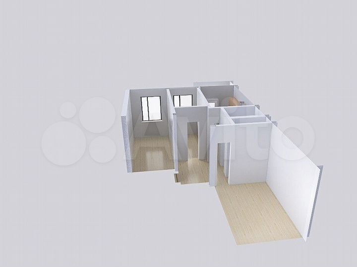 3-к. квартира, 70,6 м², 1/5 эт.