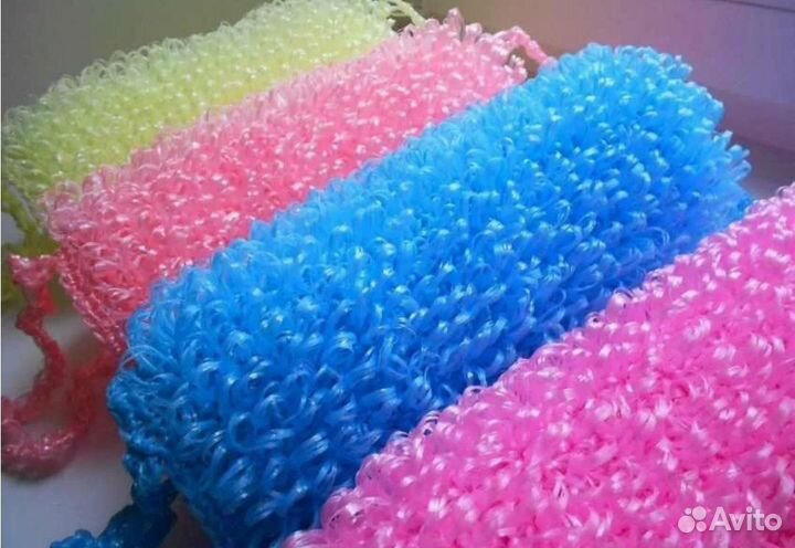 Мочалки ручной вязки