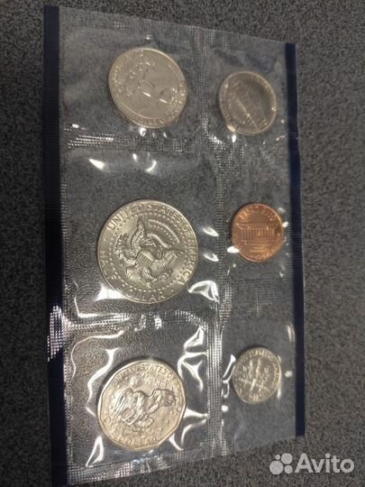 Годовой набор монет США 1981 год