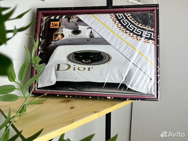Dior Постельное белье Евро Сатин