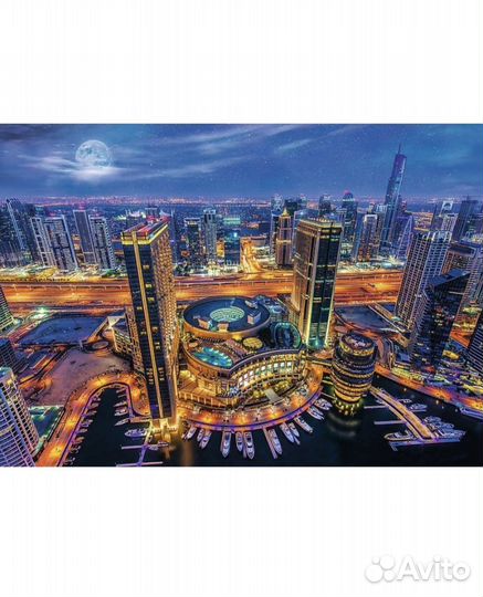 Новый Пазл 2000 Trefl «Огни Дубая»