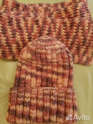 Комплект шапка и шарф