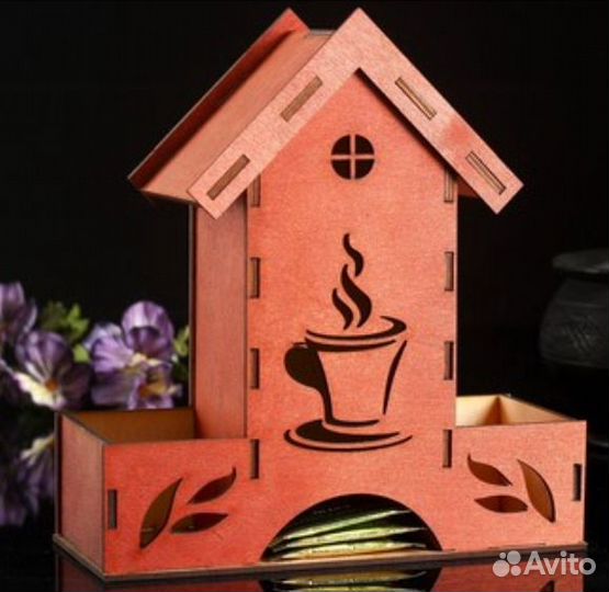 Подарочные чайные домики из дерева