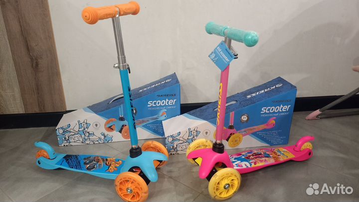 Самокат детский трехколесный kreiss