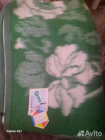 Одеяло шерстяное новое китай