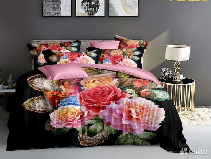 Белье постельное 2 сп, Евро