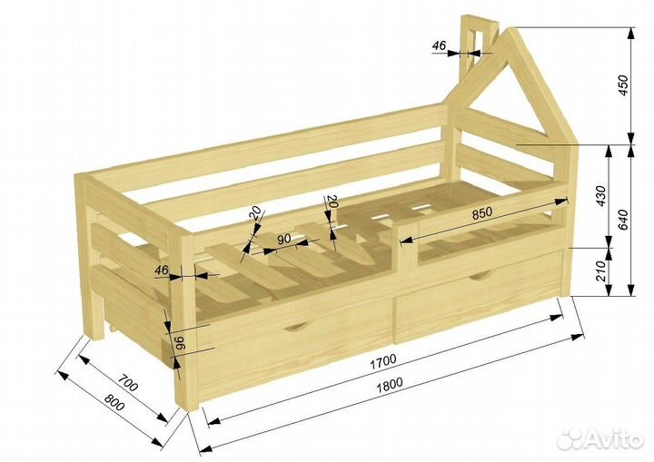 Детская кровать 