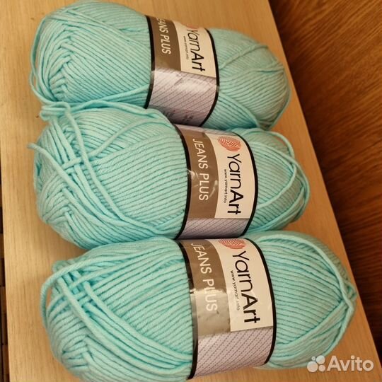 Летняя хлопковая пряжа Yarnart Jeans Plus