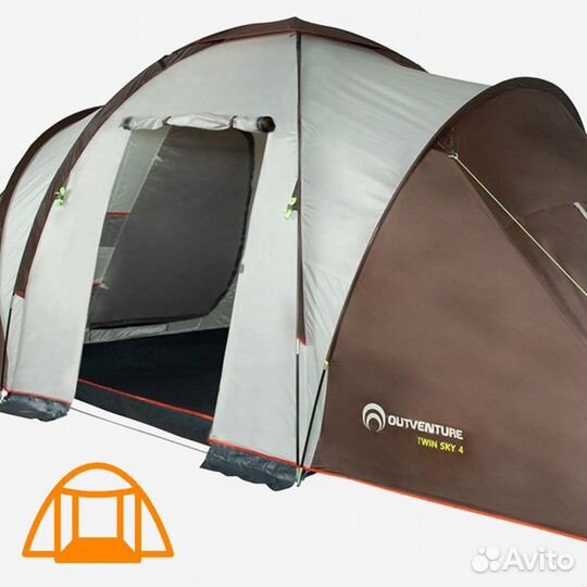 Палатка outventure twin sky 4