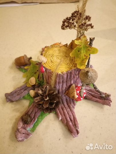 Осенняя поделка в садик или школу