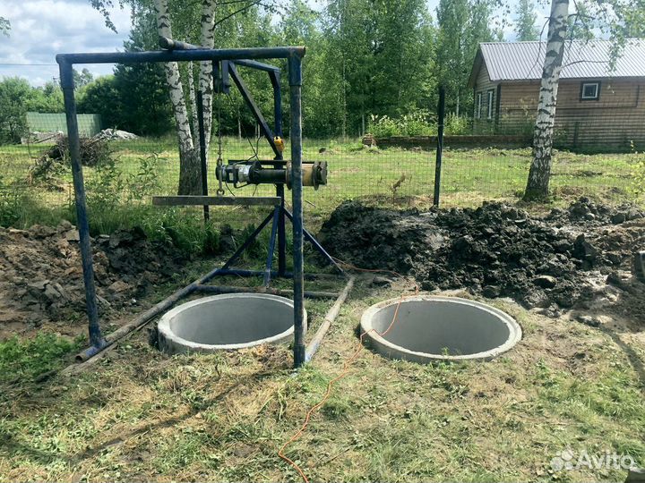 Колодцы под ключ из жби колец
