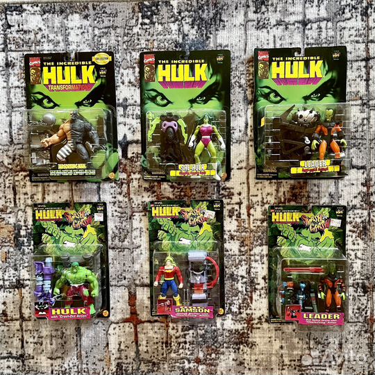 Фигурки The Incredible Hulk Toy Biz Marvel