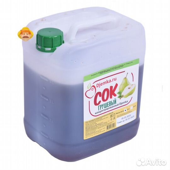 Сок концентрированный грушевый (канистра 5 кг)