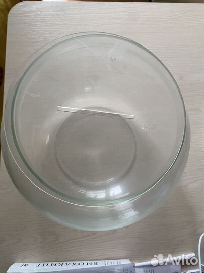 Аквариум круглый с крышкой