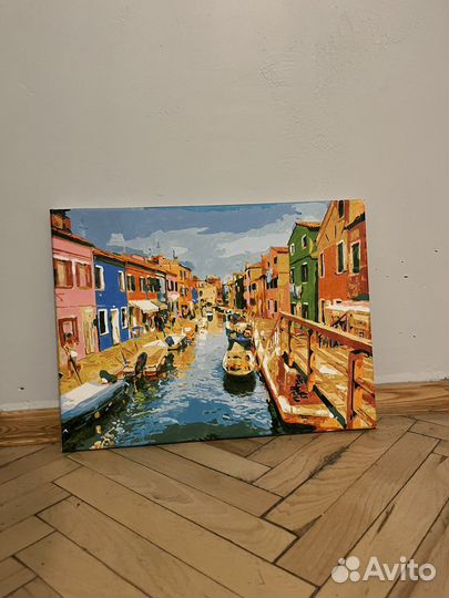 Картины по номерам раскрашенные / холст