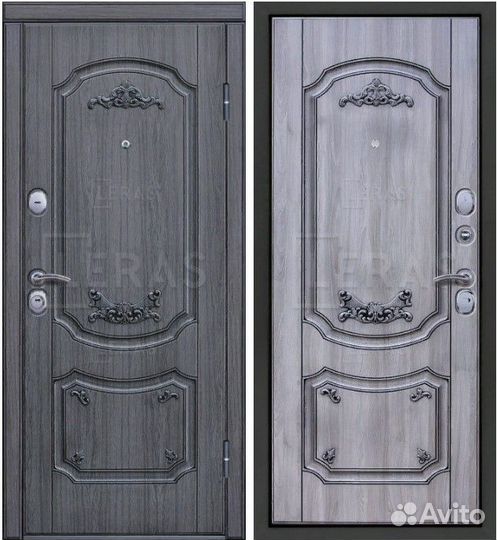 Дверь входная в квартиру с патиной премиум