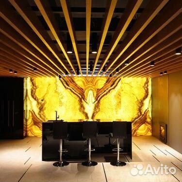 Оникс. декор стен. стол из камня. панно