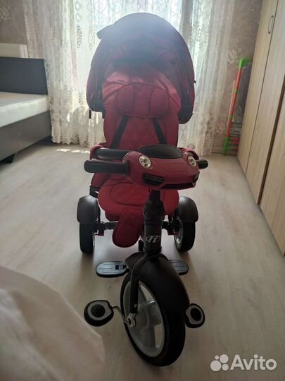 Детский велосипед с родительской ручкой