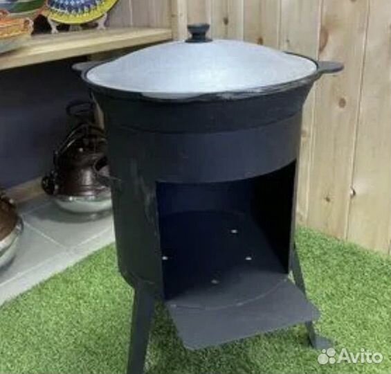 Печь для узбекского казана 22л без трубы