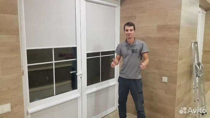 Рулонные кассетные шторы блекаут N655