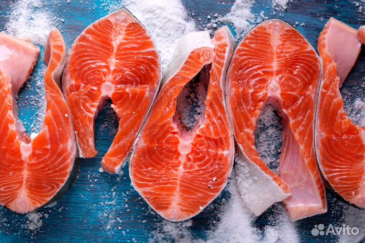 Свежая рыба форель