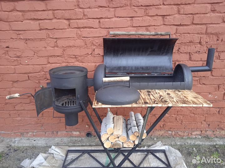 Мангал Барбекю Печь под казан