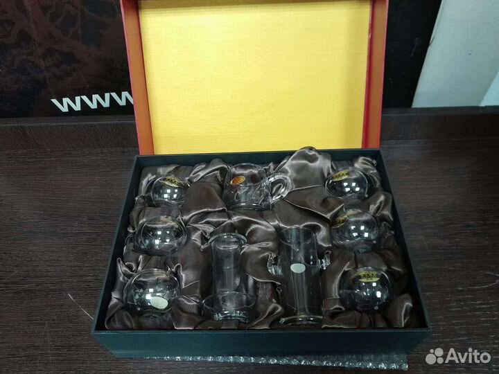 Китайский стеклянный набор для чайных церемоний