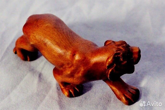 Статуэтка Тигр - Нэцкэ из Дерева Самшит ru144