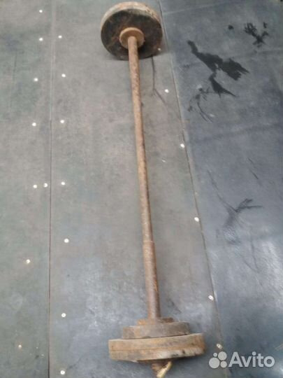 Штанга с блинами бу