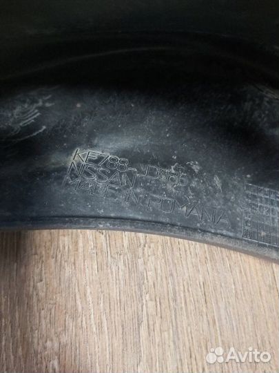 Брызговик задний правый Nissan Qashqai