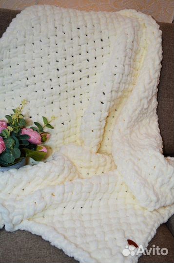 Плед детский плюшевый