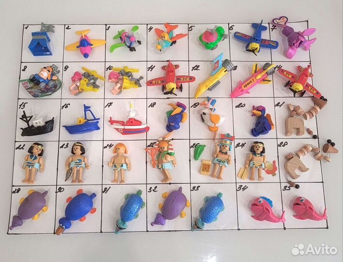 Киндер 90е разные коллекции