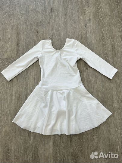 Купальник для танцев белый