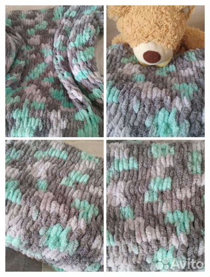Плед ручная работа новый