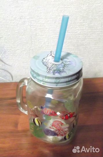 Чашка с трубочкой Kitchen 480 ml